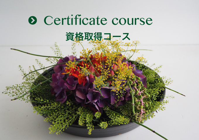 Certificate course 資格取得コース